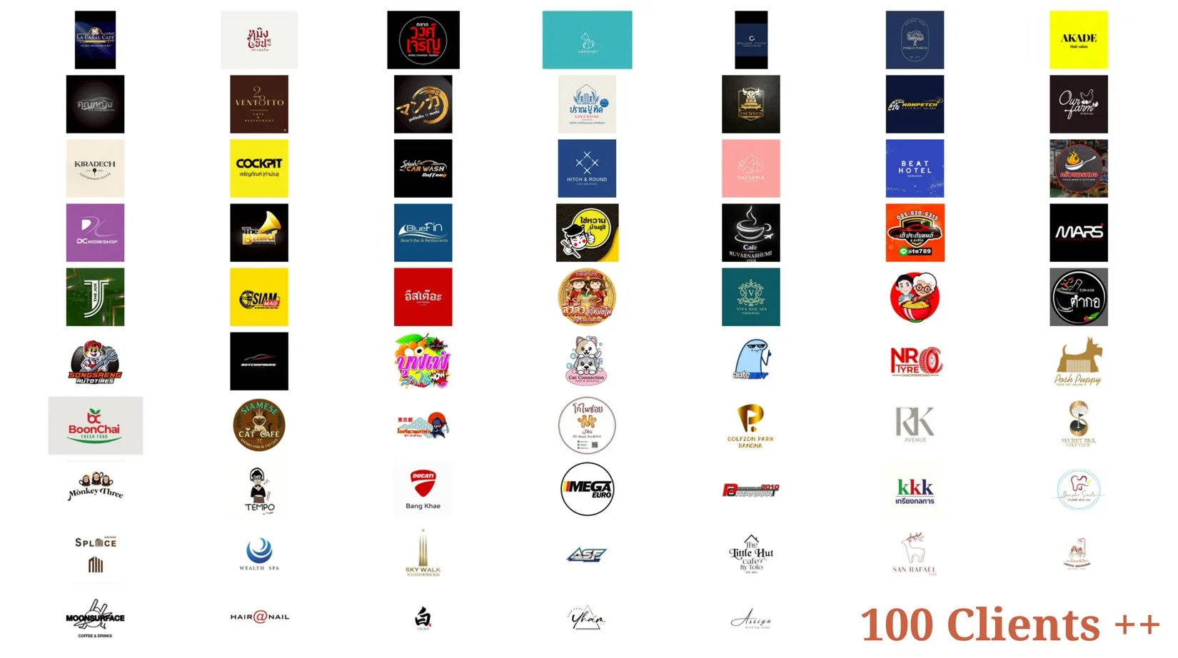 ผลงานลูกค้า RB Creative — กว่า 100 แบรนด์